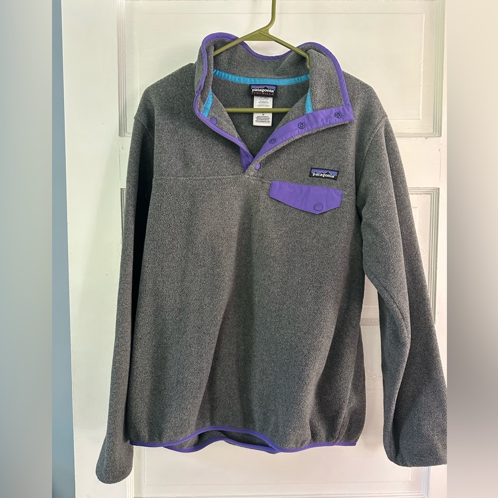 EUC PATAGONIA SYNCHILLA PULLOVER SIZE MEDIUM
